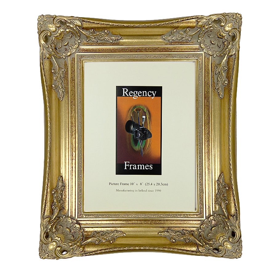 16" x 12" Swept Frame Gold 4"