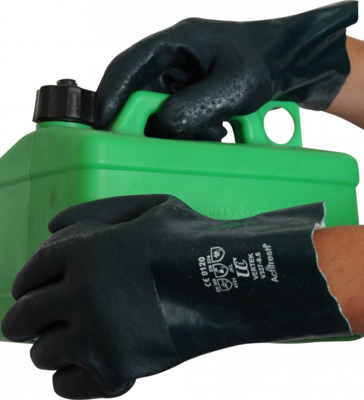 PVC 11" Open Wrist Double Dip Glove (V327)