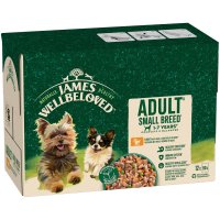 James Wellbeloved Adult SMALL Dog Pouch Turkey 90g 12pk x 1