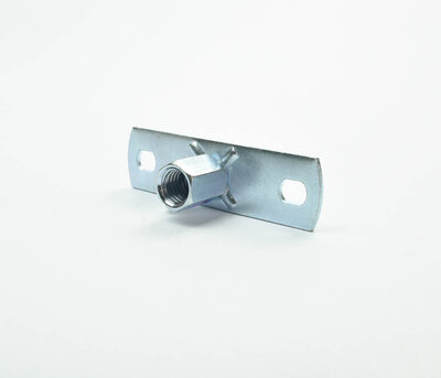 Chrome Female Back Plate M10 EUROBP (70MM x 18CM)