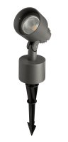 HAWFINCH Spike Light 7W LED, IP65, 3000K, Die-cast Aluminium Dark Grey
