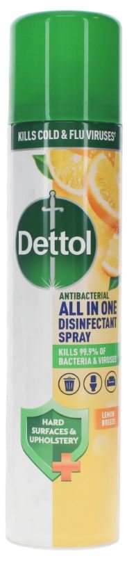 DETTOL DISINFECTANT SPRAY 300ML LEMON