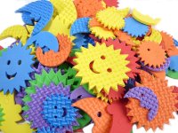 Foam Shapes - Sun & Moon (90 pieces)
