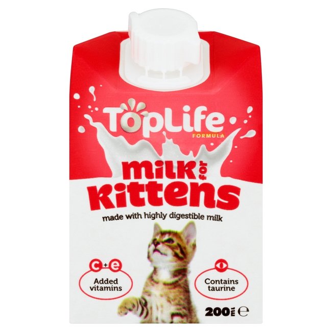 TopLife Kitten Milk Formula 200ml x 18 TrustPet