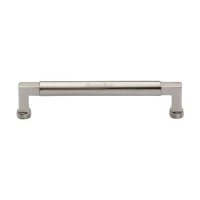 C0312 160-SC - Heritage Brass Cabinet Pull Bauhaus Design 160mm CTC Satin Chrome Finish