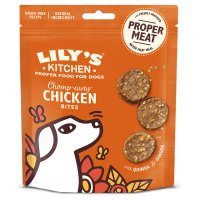 Lilys Kitchen Dog Treats Chomp-Away Chicken Bites 8x70g