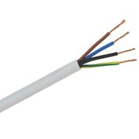 PITACS WHITE 0.75mm 4 CORE  FLEX Per Metre 3184Y