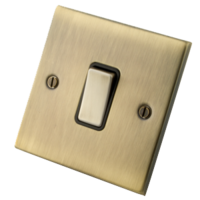 1 Gang Intermediate Ant. Brass Switch MABINTS