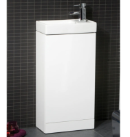 Cube Vanity Unit, With Basin, Lever, and Tap