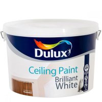 Dulux Ceiling Paint Brilliant White 10L Tub