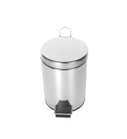 Stainless Steel Chrome Bin 12ltr