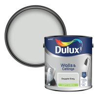 Dulux Soft Sheen Dapple Grey 2.5L Paint Tin & Colour Swatch