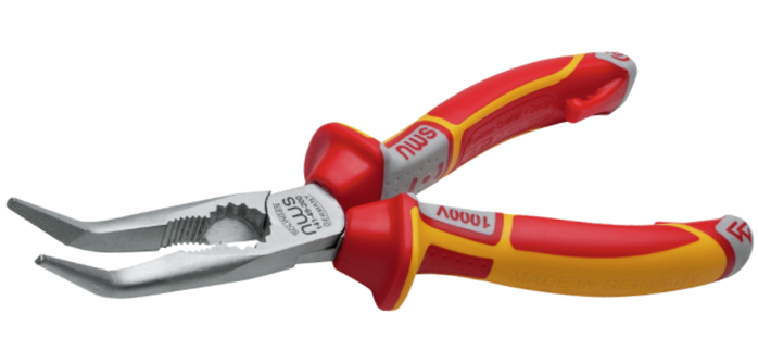 NWS Bent Long Nose Pliers 205mm