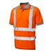 PULSAR&reg; Protect Short Sleeve Polo Shirt Orange - Recycled Content