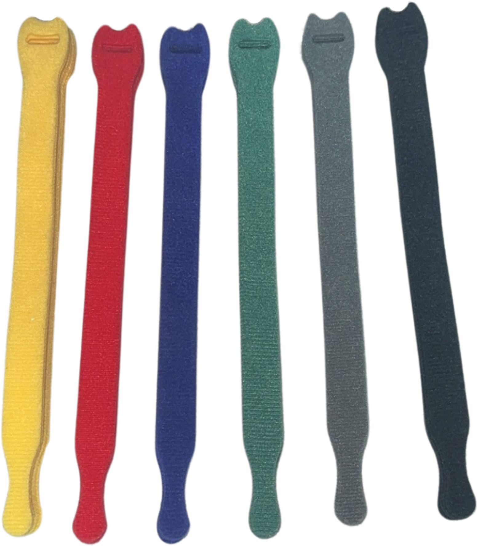 Blake UK reusable hook and loop cable ties in six colours - BLARCT