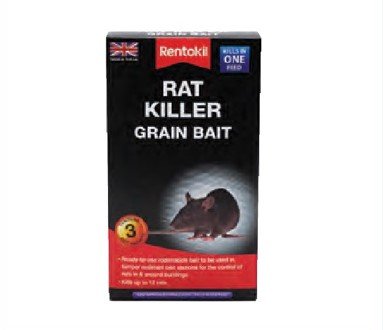 Rentokil Rat Killer Grain Bait 3 Sachet XD