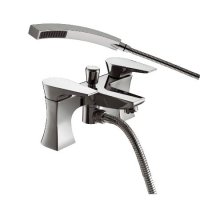 Hourglass Bath Shower Mixer Chrome