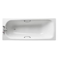 S170501 Sandringham 1700 Steel Bath 2 Tap Hole TG AS