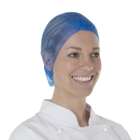 Hairtite Hairnet, Metal Free, 24" Blue 100/Poly Bag