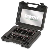 Trend Router Bit Starter Set 1/4" 12 piece