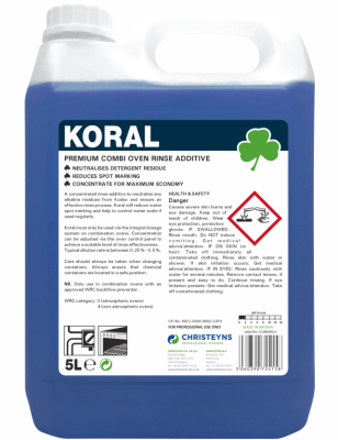 5L KORAL COMBINATION OVEN RINSE ADDITIVE
