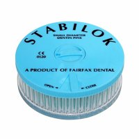 Fairfax Stabilok Stainless Steel Pins Jumbo Pack - 100pk Blue - DMI Ireland's Leading Dental Supplier - Next Day Delivery
