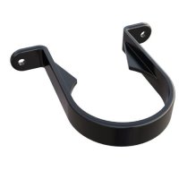 black gutter downpipe clip 68mm freeflow