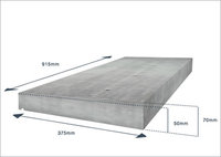 Feather Edge Wall Capping 15" (375x915mm)