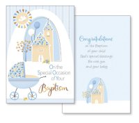 Card - To Celebrate Your Baptism - Boy   (22647)