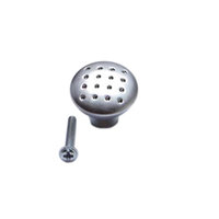 PREMIER 2 PCE 28MM DIMPLED KNOB MATT CHROMED