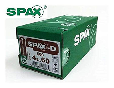 Spax Wirox Decking Screw 4.5x60mm Pk of 500