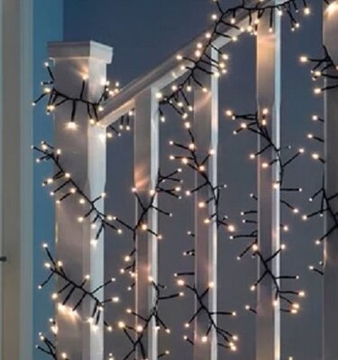 YULETIDE 10M 720LED LOW VOLTAGE CONNECTABLE CLUSTER, COOL WHITE | ELGL-0720CWT