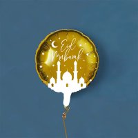 Gold 'Eid Mubarak' 20" Foil Balloon