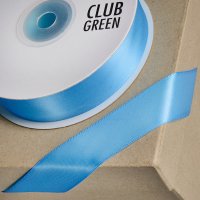 Double Sided Satin Ribbon Cornflower - 3mm x 25m