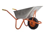 VICTOR WHEELBARROW 120L STEEL TUB