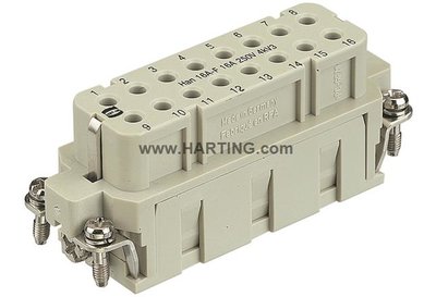 09200163101 16+ Earth Female Connector Crimp Terminal Size 16A