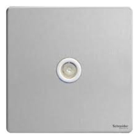 1 GANG CO-AXIAL SKT STAINLESS STL