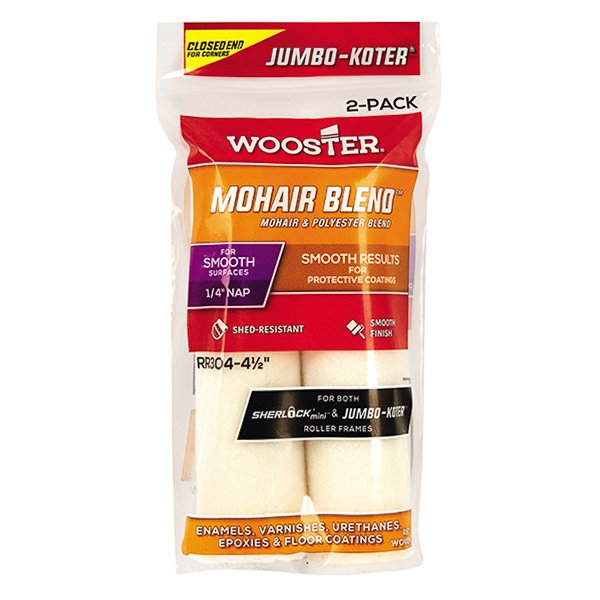 Wooster Jumbo-Koter Mohair Mini Roller Sleeve  4 1/2'' (2 Pack)