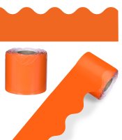 Scalloped Trimmer (On Roll) - Orange