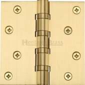 HG99-405-SB - Heritage Brass Hinge Brass With Ball Bearing 4 x 4 Satin Brass Finish