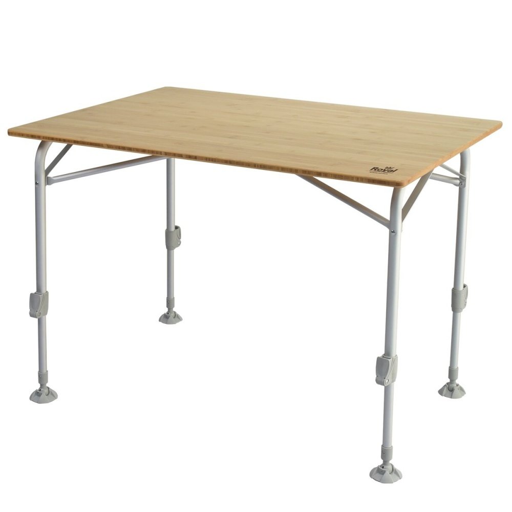 Royal Leisure Deluxe Sustainable Bamboo Table With Adjustable Legs