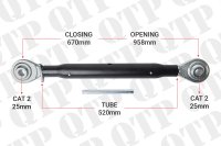 QTP | Top Link Cat 2 / 2 Ball Ball 520mm Heavy Duty | BB22520
