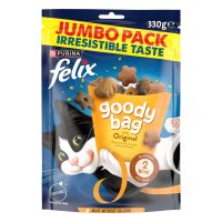 Felix 12482676 Cat Goody Bag Original Mix Treats 5x330gm 