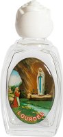 Glass Holy Water Bottle/Lourdes 2 1/2 inch   (3150)
