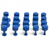 Dead Center® Variety Pack Blue Round Finishing Glue Tabs