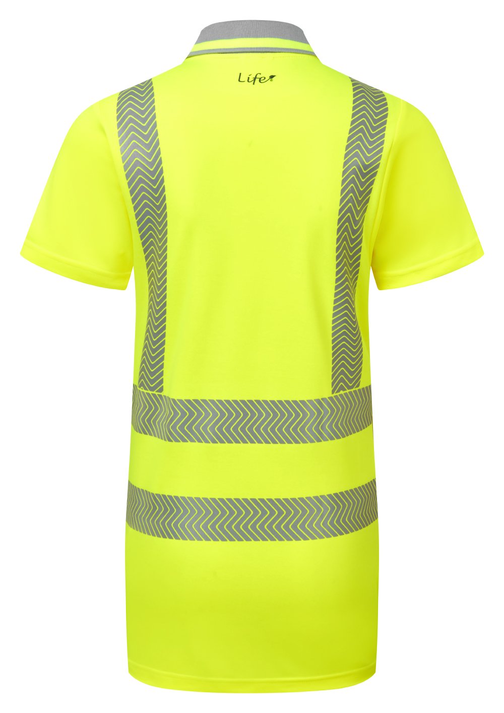 PULSAR&reg; LIFE Women's Hi-Vis Short Sleeve Yellow Polo Shirt