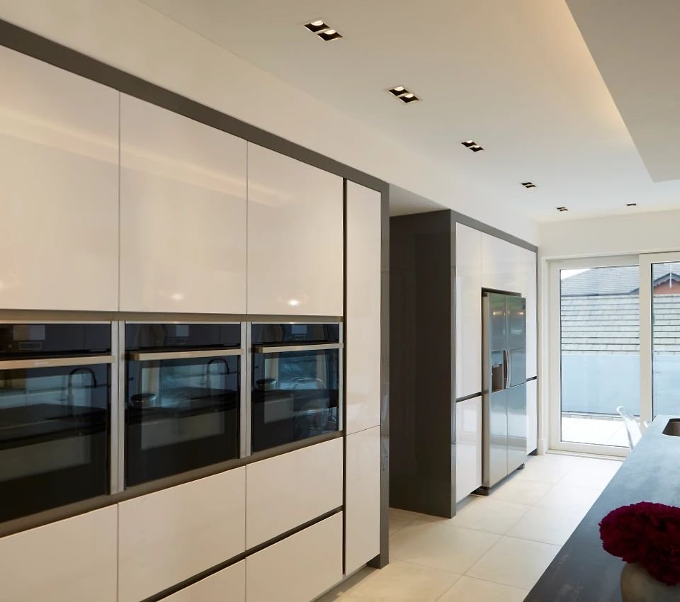 Searchlight Matt White Grid 1 Ceiling Spotlight