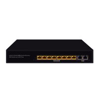GigaWave 8 Port + 2 uplink Gigabit POE Switch