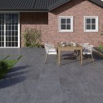 Tippers Porcelain Paving Moonstone Anthracite 900mm x 600mm x 20mm