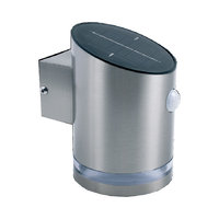 EXTERIOR DECORATIVE SOLAR PIR WALL LIGHT 100LM 2W 4000K IP44